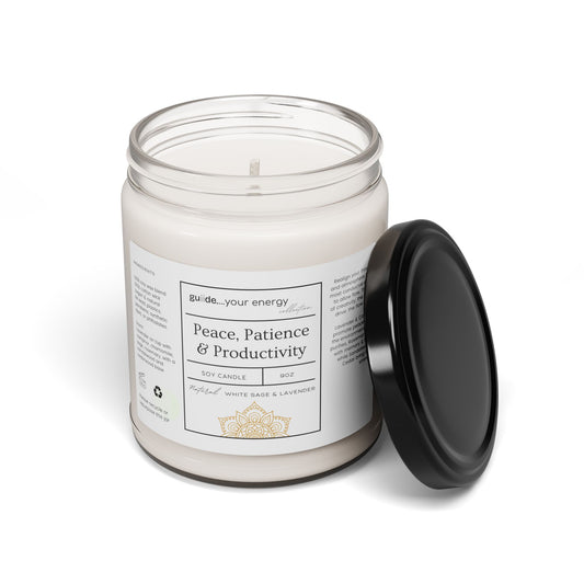 Peace, Patience & Productivity - Natural Soy Candle