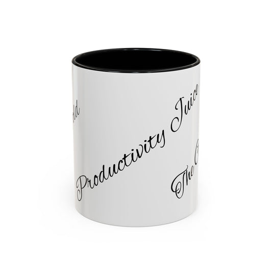 "Productivity Juice" – Accent Mug