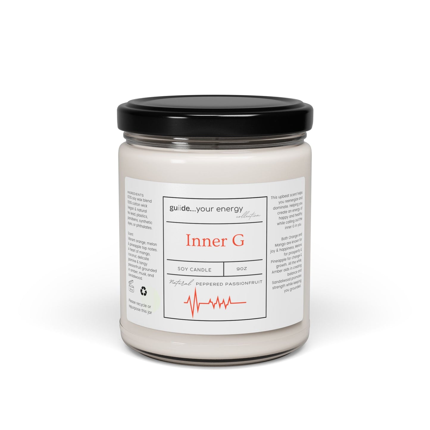 Inner G Natural Soy Candle | Peppered Passion Fruit