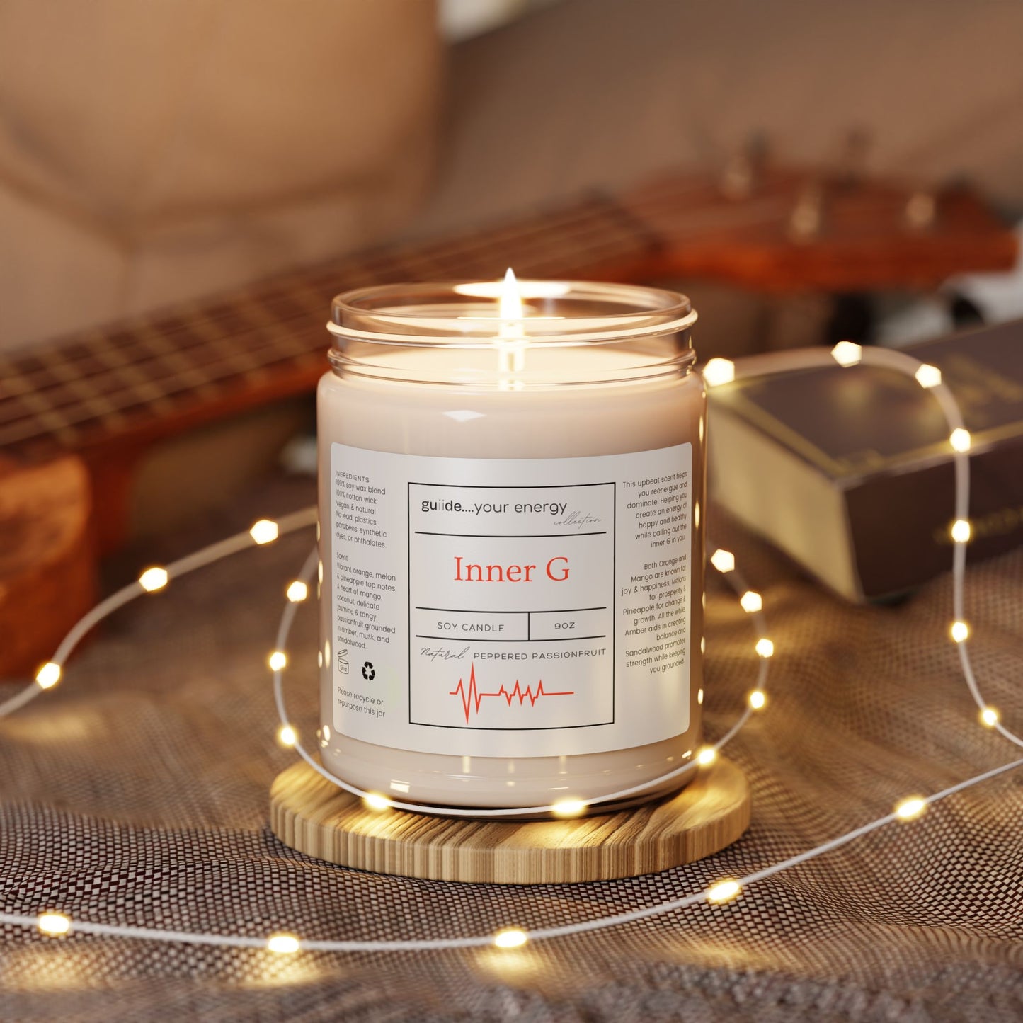 Inner G Natural Soy Candle | Peppered Passion Fruit