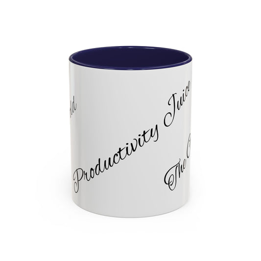 "Productivity Juice" – Accent Mug